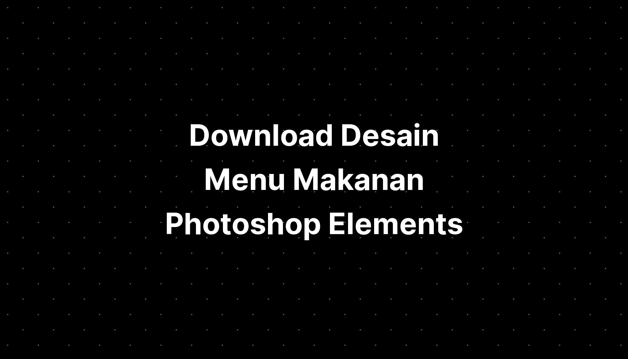 download desain menu makanan photoshop